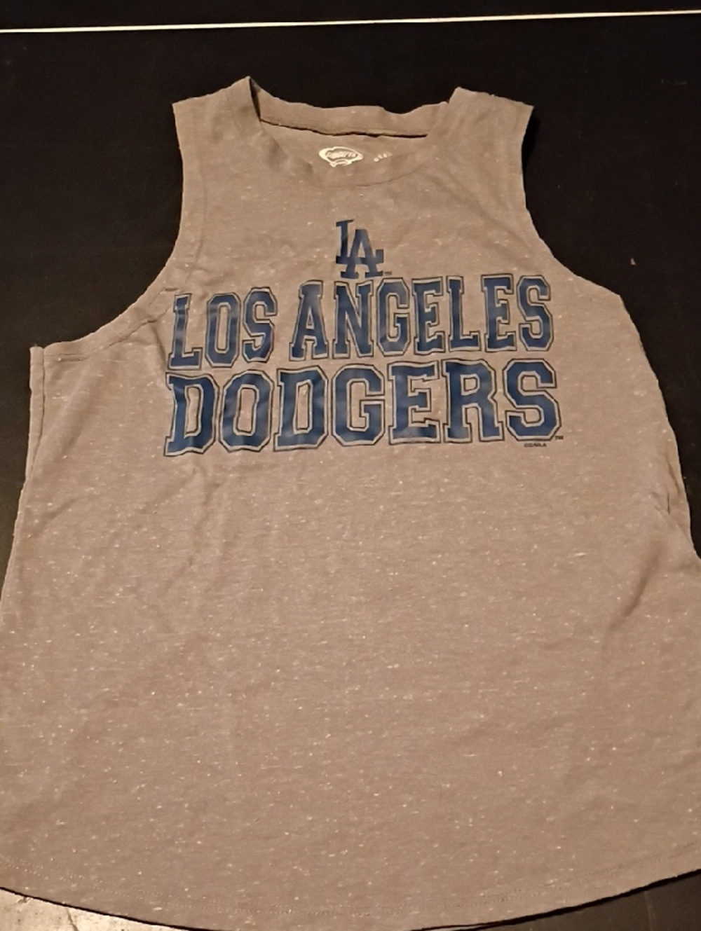 Los Angeles Dodgers Gray Tank Top - Women's